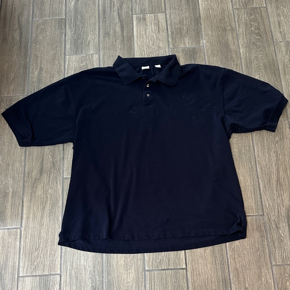 The Chef Design Classic Navy Polo Shirt. Size 5XL. 100% cotton